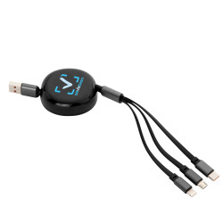 Cable Retráctil De Carga Jack