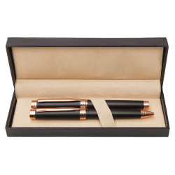 Set De Boligrafo Y Roller  Cobra Tinta Azul