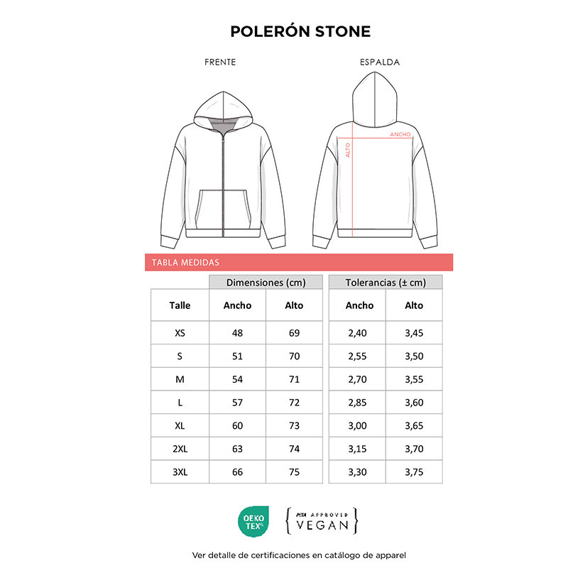 Polerón Stone||Apparel - Abrigo Polerón Stone||Apparel - Abrigo