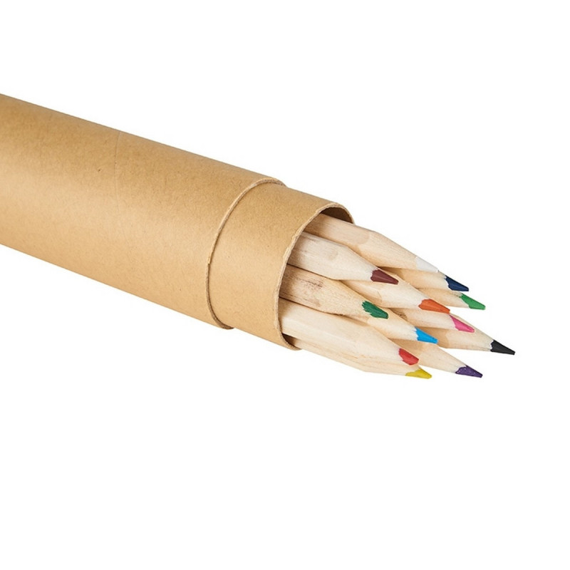 Set De Lapices Colores Eco 12 Tubo||Escritura Set De Lapices Colores Eco 12 Tubo||Escritura