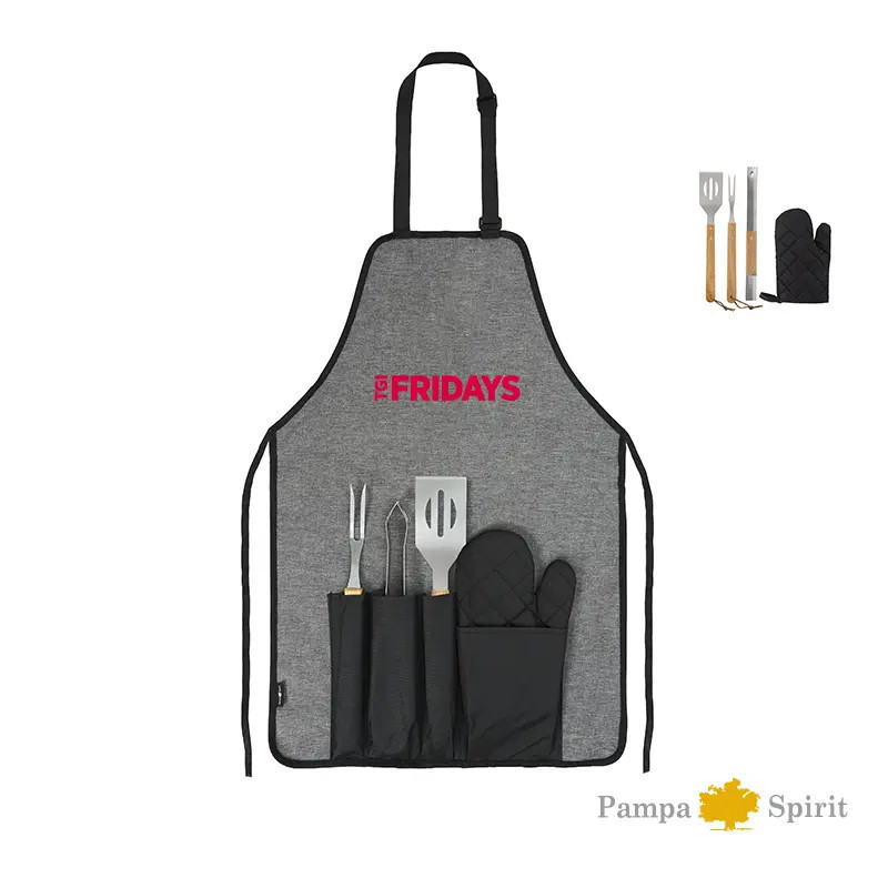 Set Bbq Delantal Grill||2026 Fiestas Patrias