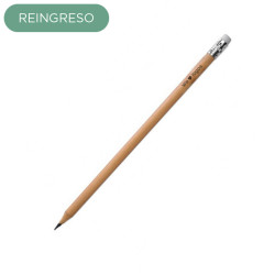 Lapiz Grafito Negro Con Goma