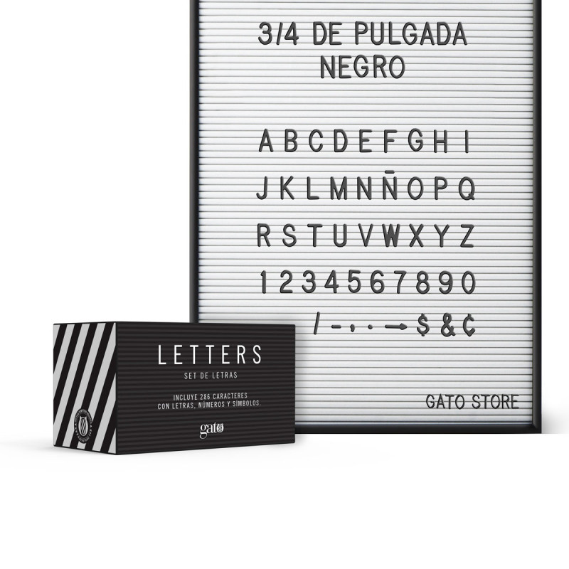Set De Letras Para Cartelera Letters 34