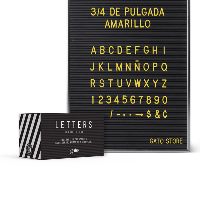 Set De Letras Para Cartelera Letters 34