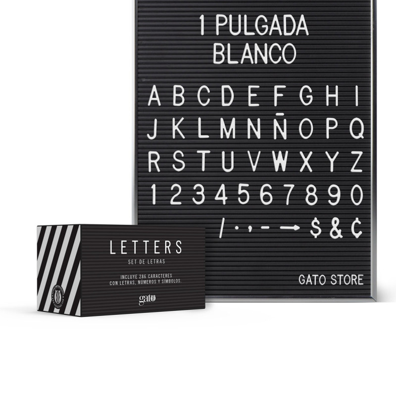 Set De Letras Para Cartelera Letters 1