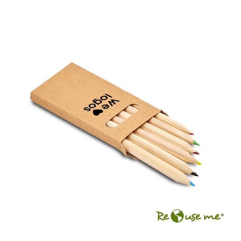 Set De Mini Lapices Grafito X 6