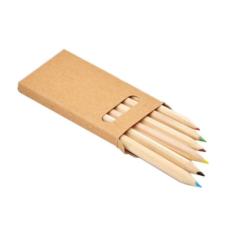 Set De Mini Lapices Grafito X 6