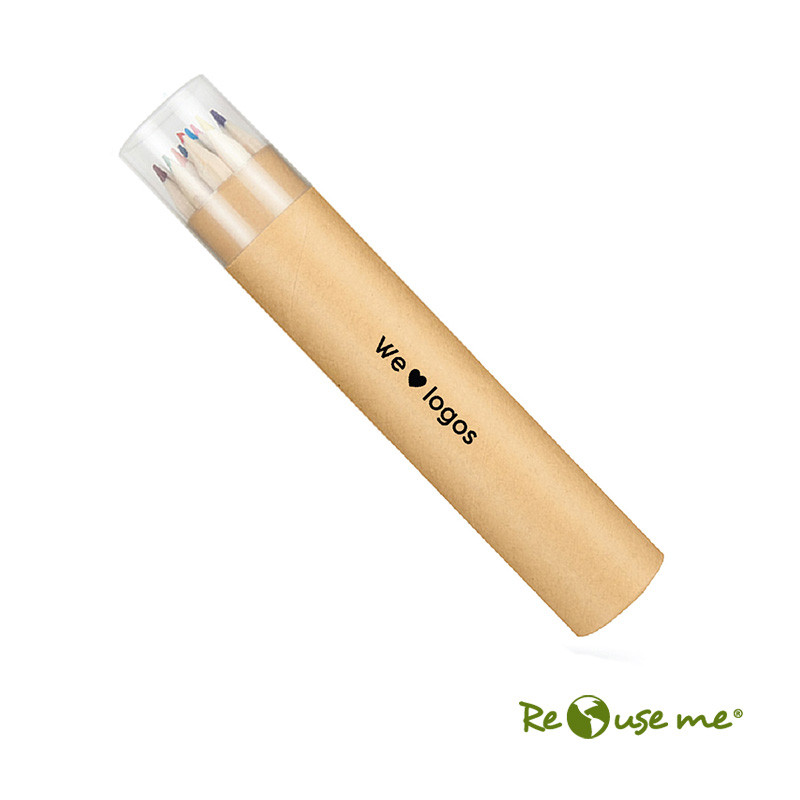 Set De Lapices Colores Eco 12 Tubo