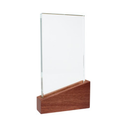 Imagen Alternativa Trofeo Galvano de Madera y Cristal Lido 2