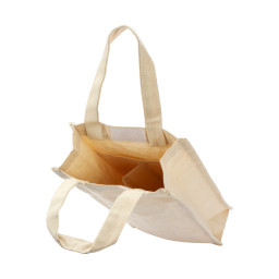 Imagen Alternativa Bolsa 2 Botellas de Vino 100% Algodón 3