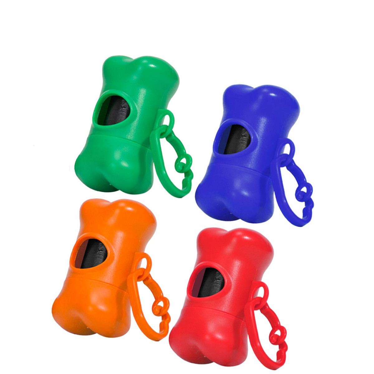 Set Hueso con 15 Bolsitas para Residuos de Mascotas