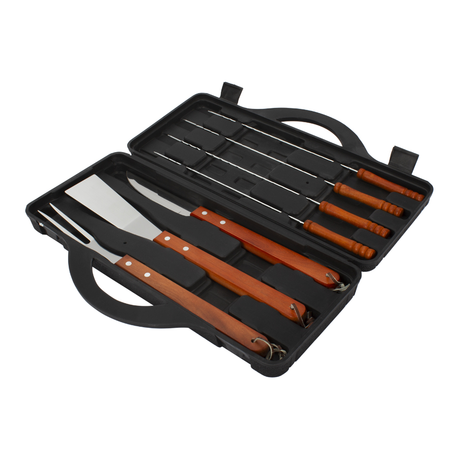 Set Bbq en Maletín Plástico