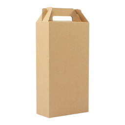 Imagen Alternativa Caja Autoarmable con Asas, para 2 Botellas de Vino 2
