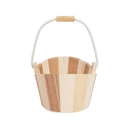 Imagen Alternativa Canasto Redondo de Madera 3