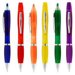 Imagen Alternativa Bolígrafo con Destacador Wind Color 8
