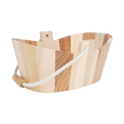 Imagen Alternativa Canasto Redondo de Madera 4