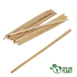 Imagen Alternativa Bolsa con 1.000 Palitos Revolvedores de Madera de Pino 1