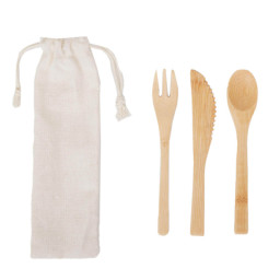 Imagen Alternativa Set Cutlery Bamboo 16