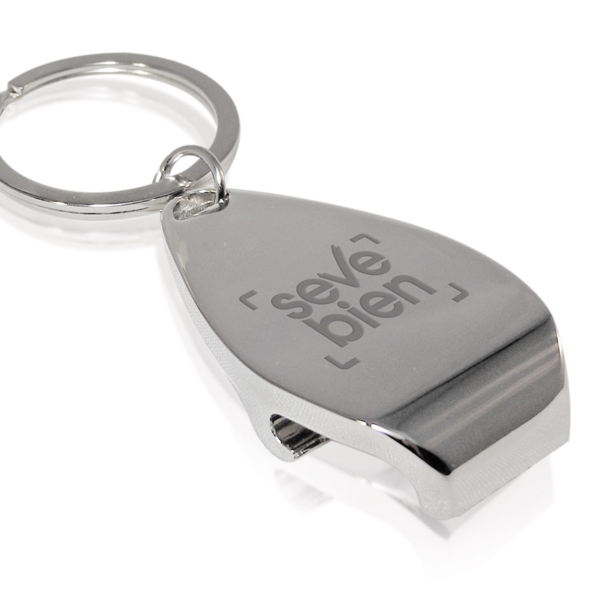 Llavero Metálico con Abrebotellas