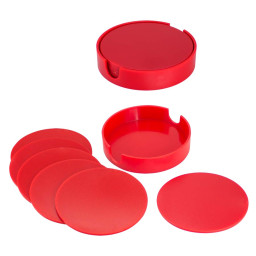 Imagen Alternativa Set de Posavasos Plásticos Redondos 5
