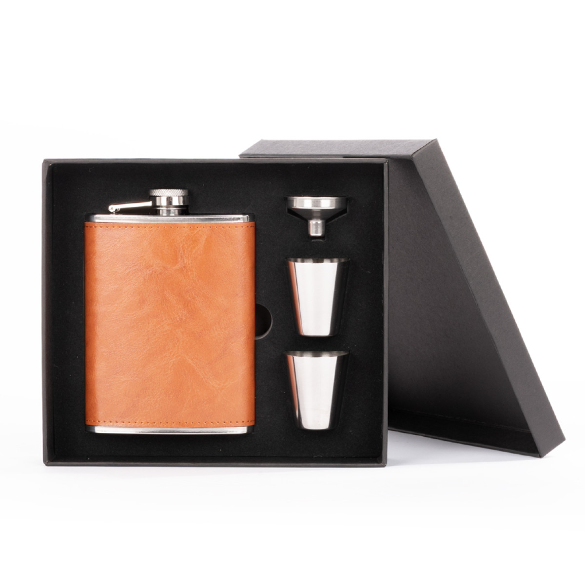 Set Petaca + Vasitos Oxford