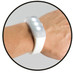 Imagen Alternativa Pulsera de Silicona 3 Luces Led 2