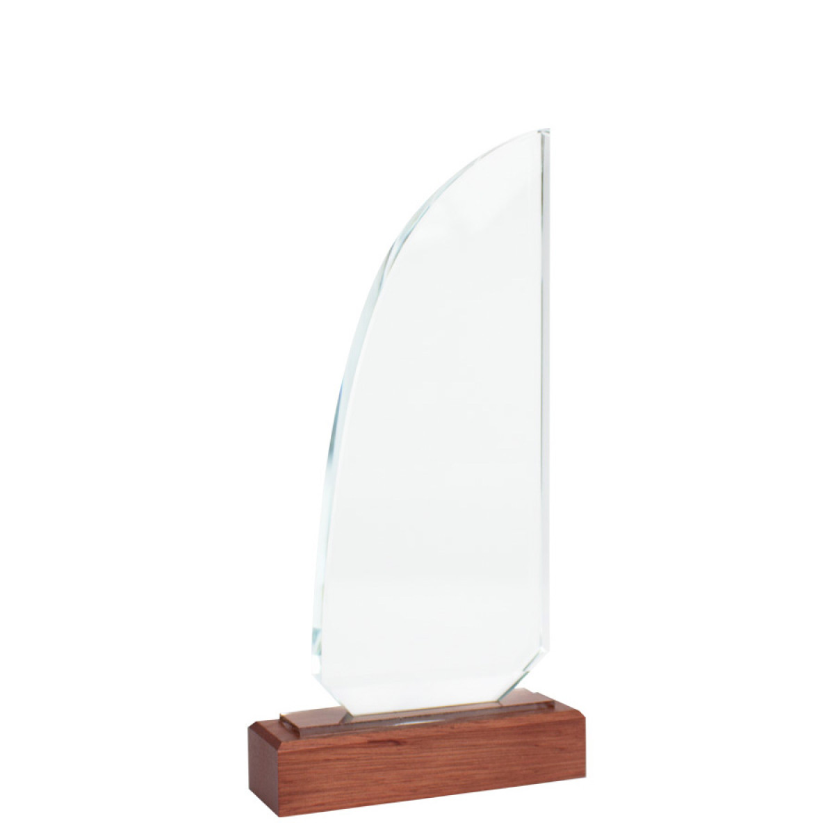 Trofeo Galvano de Madera y Cristal Sail