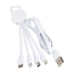 Imagen Alternativa Connect Multicargador Blanco 4