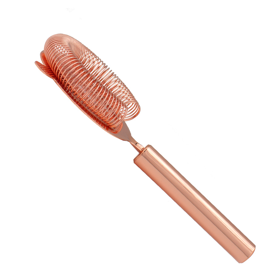 Set de Cóctel Metálico Encobrizado