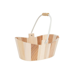 Imagen Alternativa Canasto Redondo de Madera 1