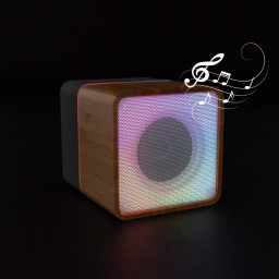 Imagen Alternativa Parlante Altavoz Grande de Bamboo Great 9