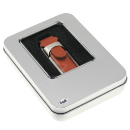 Imagen Alternativa Usb Pendrive 4Gb de Metal y Cuero 4