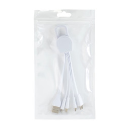 Imagen Alternativa Connect Multicargador Blanco 3