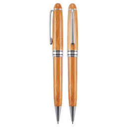 Imagen Alternativa Set Bolígrafo Estuche de Bamboo 2