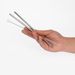 Imagen Alternativa Set Bombillas Metálicas en Estuche de Lino 5