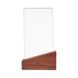 Imagen Alternativa Trofeo Galvano de Madera y Cristal Lido 3