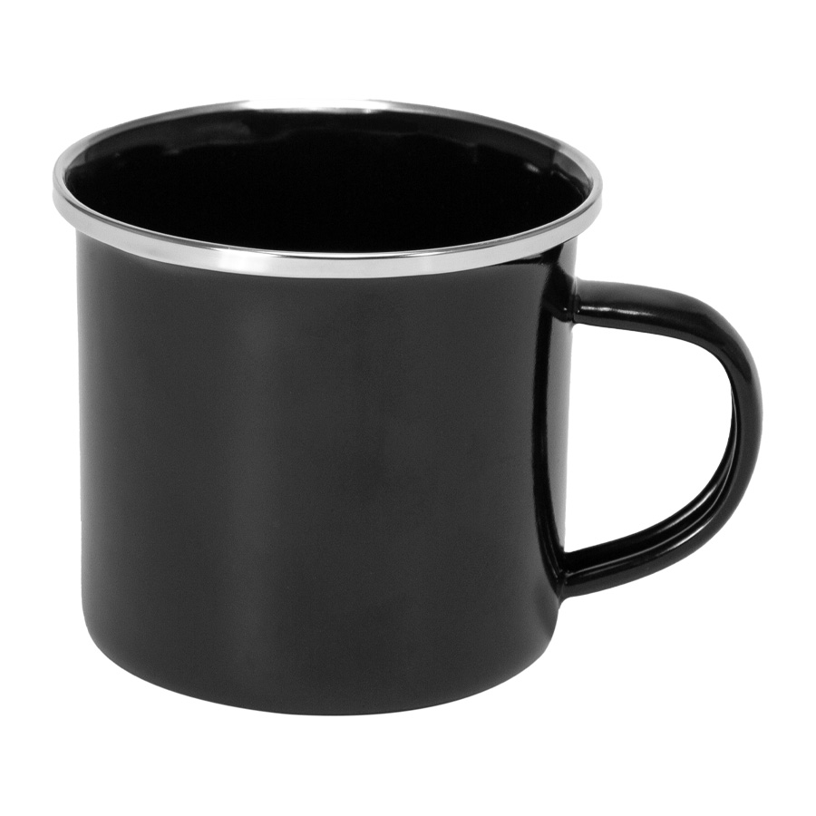 Tazón Enlozado Negro 350Ml