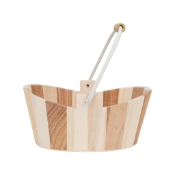 Imagen Alternativa Canasto Redondo de Madera 2