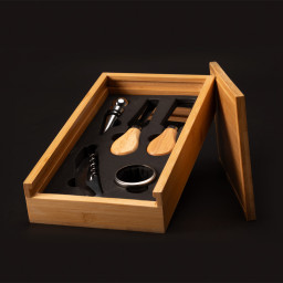 Imagen Alternativa Set Wine & Cheese Futrono de Bamboo 10