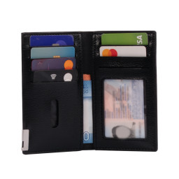 Imagen Alternativa Porta-Tarjetas Vertical de Eco-Cuero License 5