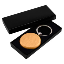 Imagen Alternativa Llavero Redondo de Madera 3