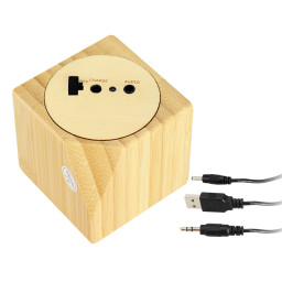Imagen Alternativa Usb Parlante de Bamboo 3