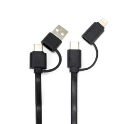 Imagen Alternativa Connect Multicargador Retráctil 4 en 1 de Abs/Bamboo 7