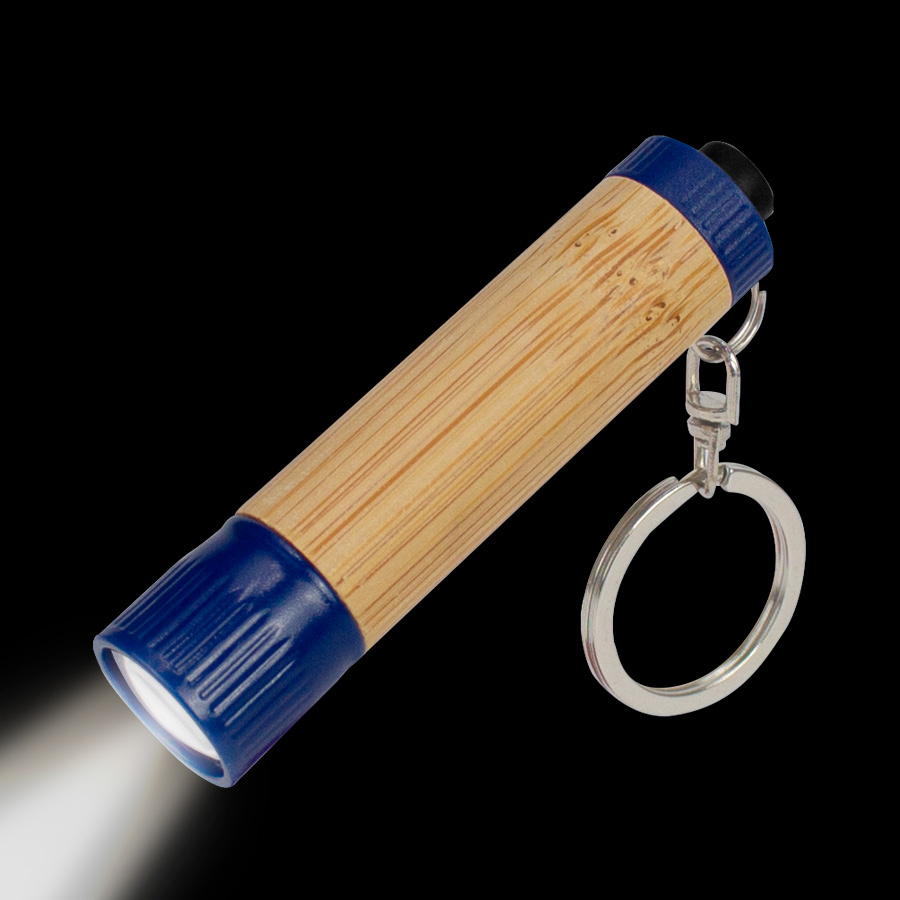 Llavero-Linterna Led Cuerpo Bamboo