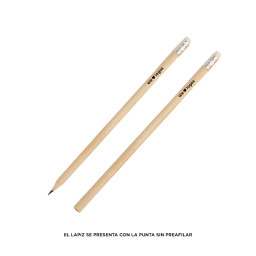 Imagen Alternativa Lapiz Grafito Negro con Goma 3