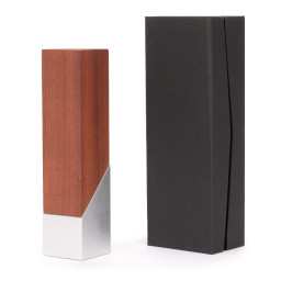 Imagen Alternativa Bloque Trofeo de Acero y Madera Lukas 8