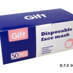 Imagen Alternativa Caja de 50 Mascarillas de 3 Capas No-Médica / B.f.e. 90% 11