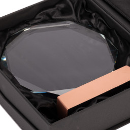 Imagen Alternativa Trofeo Galvano de Cristal Rune con Base Encobrizada. 8