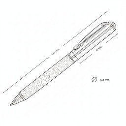 Imagen Alternativa Bolígrafo de Acero Jodhpur 6