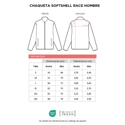Imagen Alternativa Chaqueta Softshell Race Hombre 2